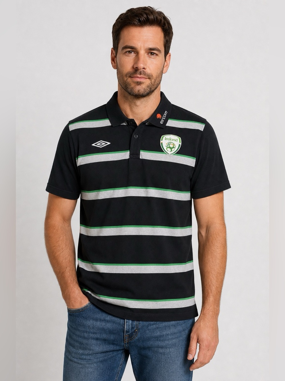Umbro Ireland Polo‎ Size XL Mens 100% Cotton soccer football